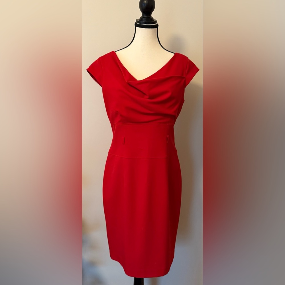 Calvin Klein Scarlet Midi Dress